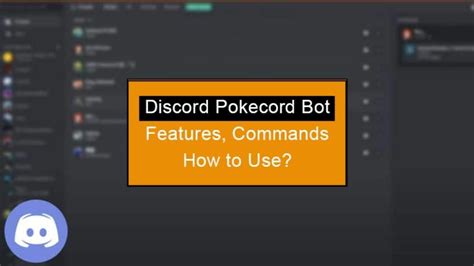 Add Pokecord Discord Bot .